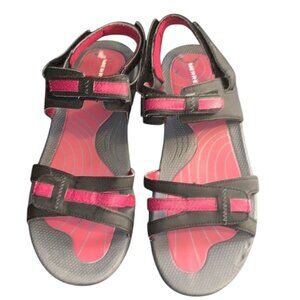 Merrell Womens Sandals Black & Beet Red Size 9 US